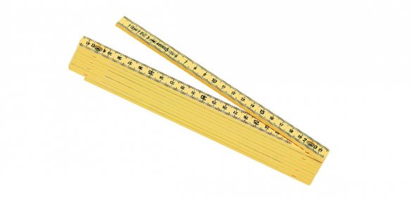 Mètre en ABS et fibres de verre Solido 2m jaune
