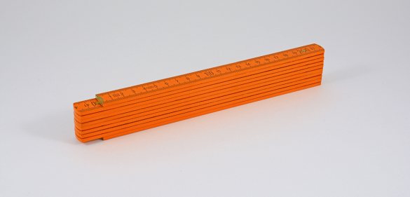 metrauer mètre en bois EXACT 2m orange