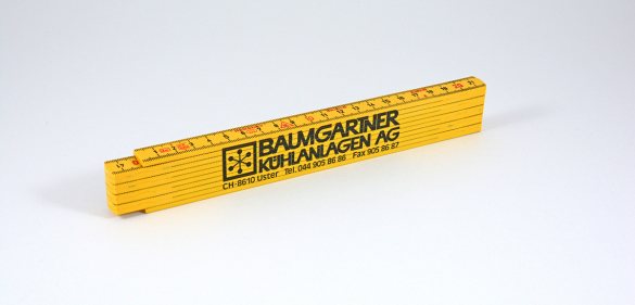 Hultafors Kunststoffmeter 2m gelb